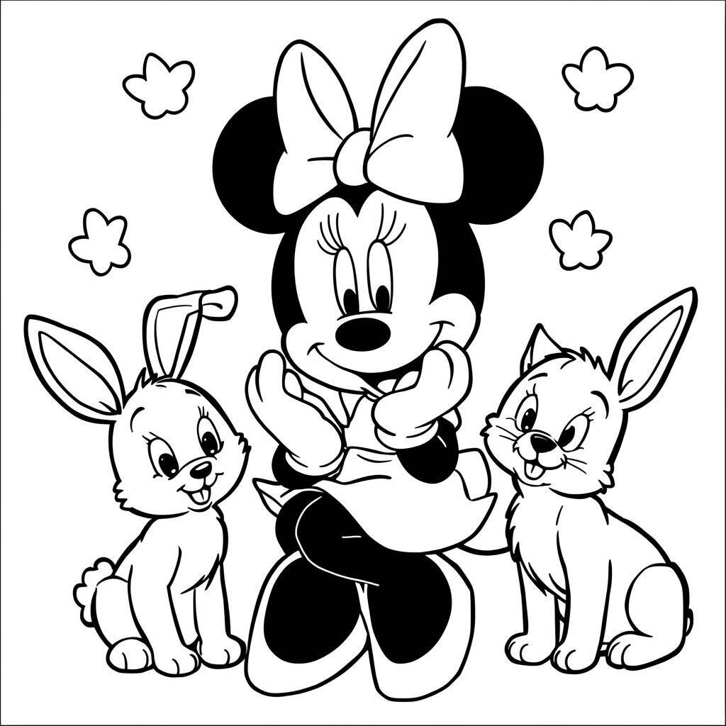 Desenhos da Minnie Mouse para Colorir para colorir