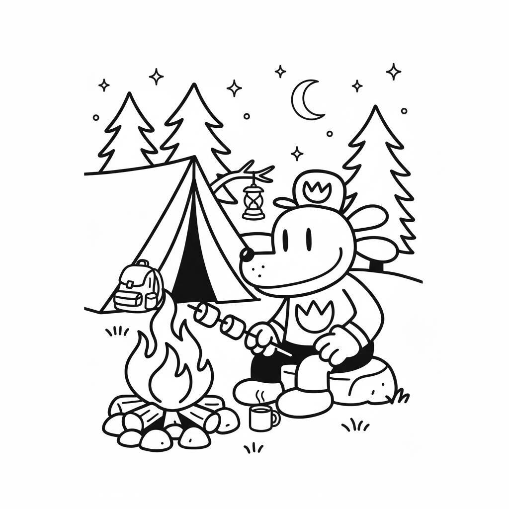 Desenhos do Dog Man Para Colorir para colorir