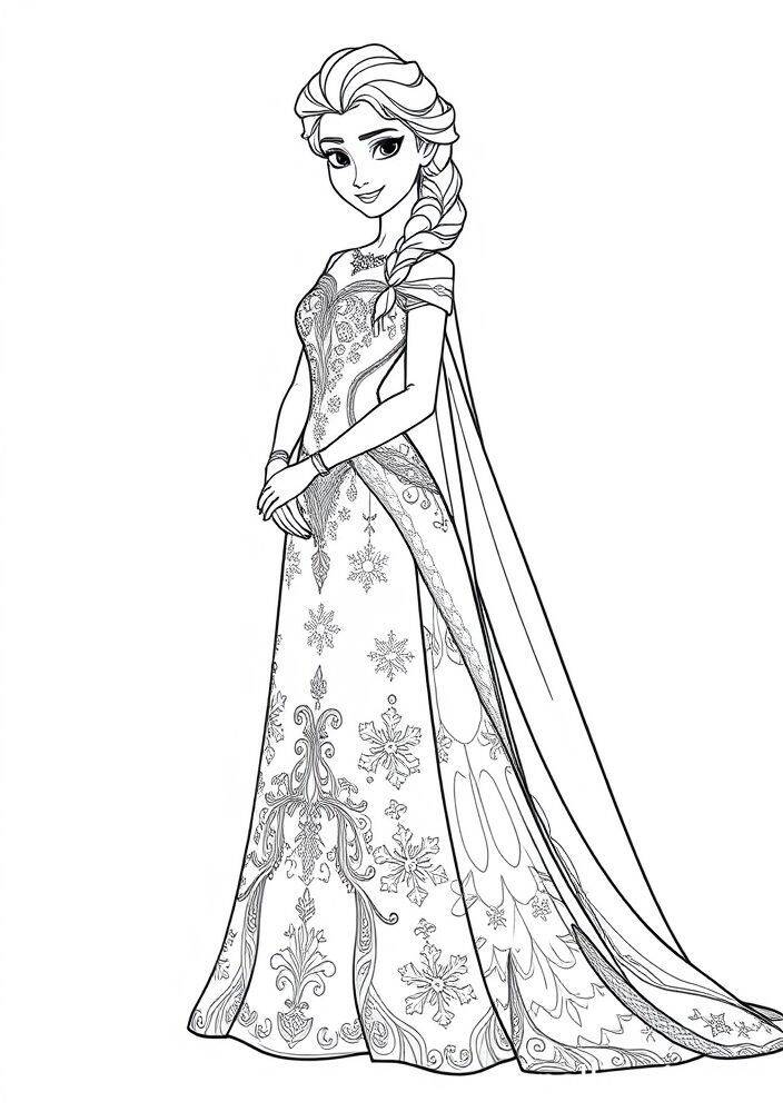 Desenhos da Frozen Para Colorir