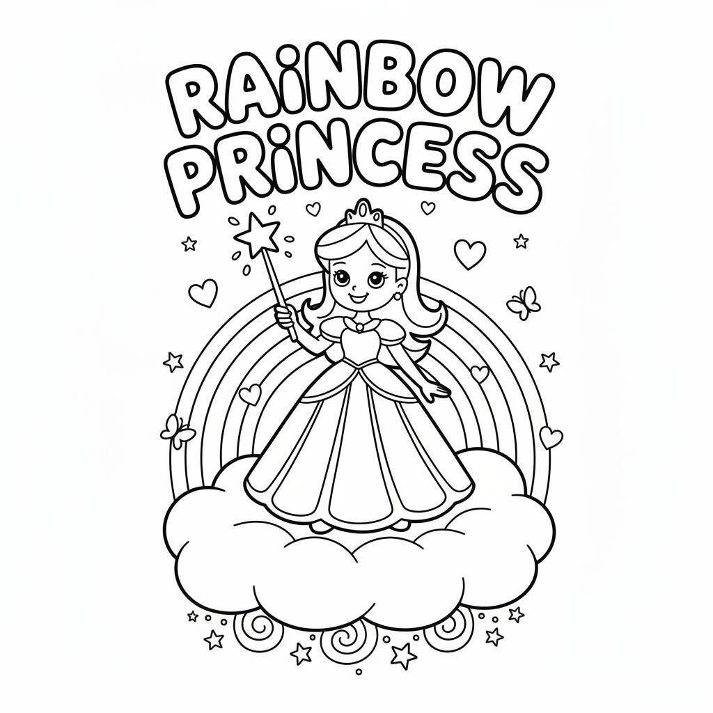 Desenhos de Princesas para Colorir para colorir