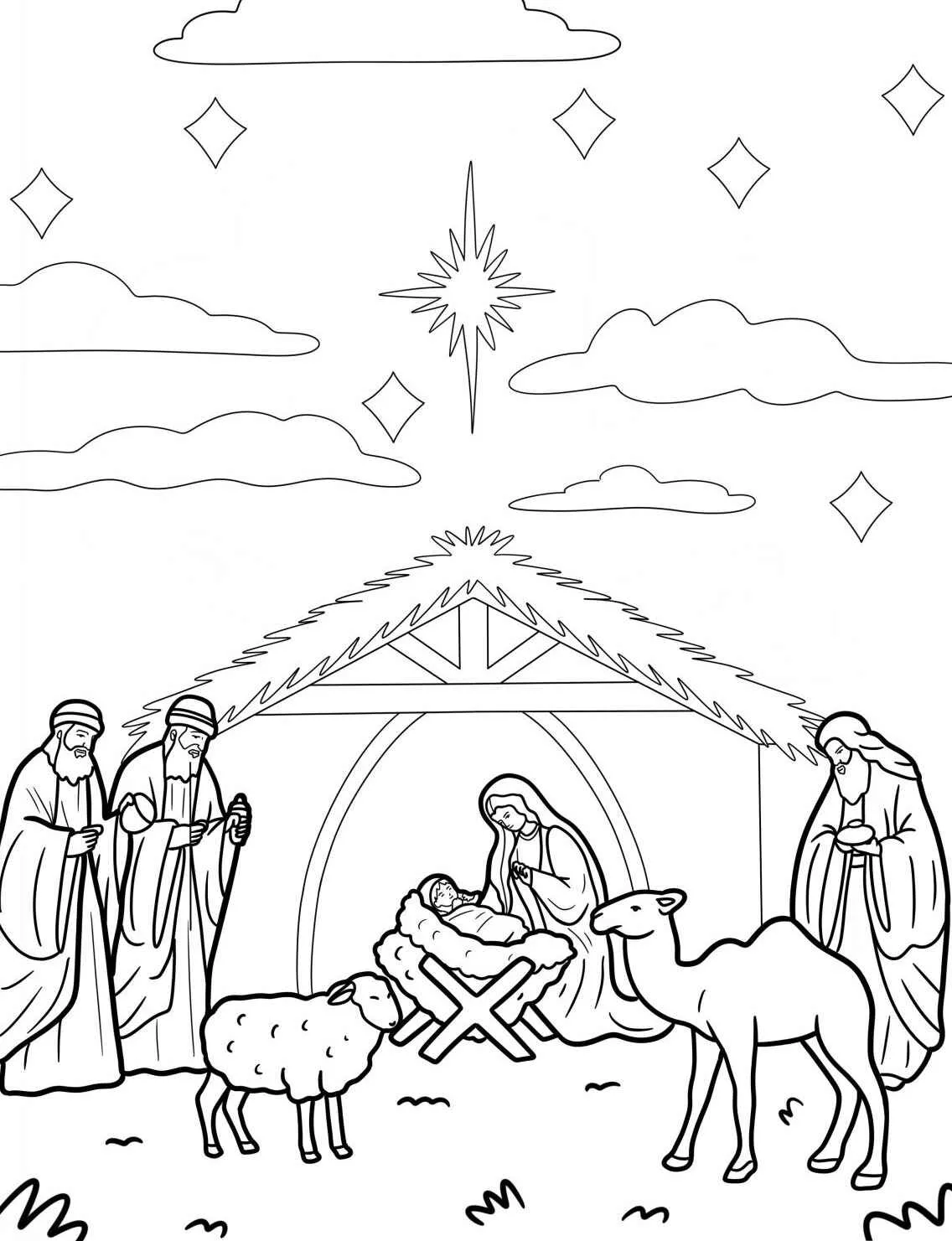 Desenhos Bíblicos Para Colorir para colorir