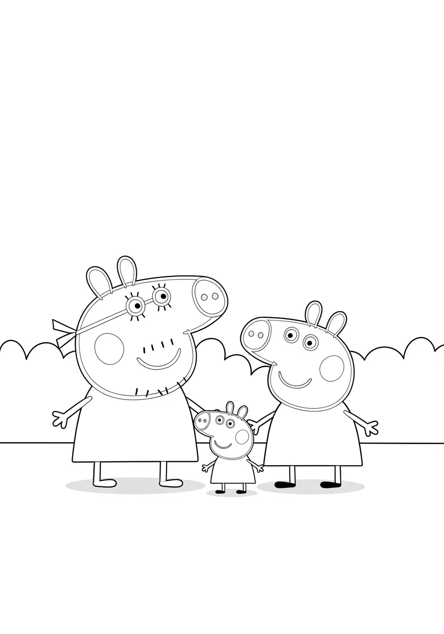 Desenhos da Peppa Pig para Colorir para colorir