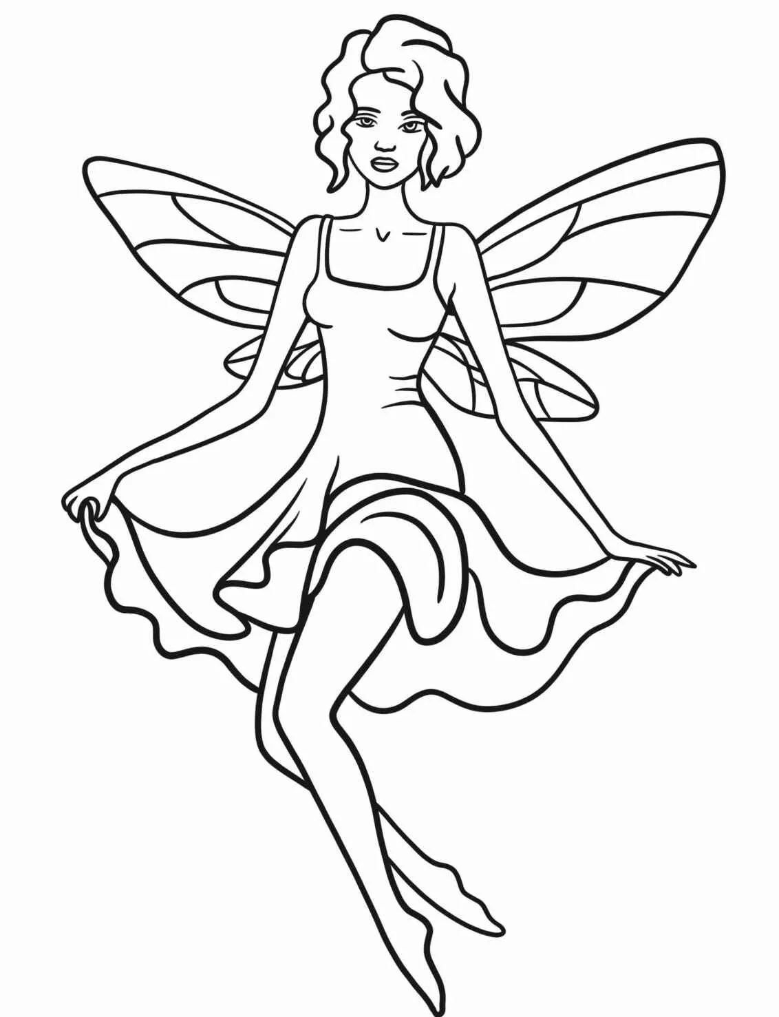 Desenhos de Fadas Para Colorir para colorir
