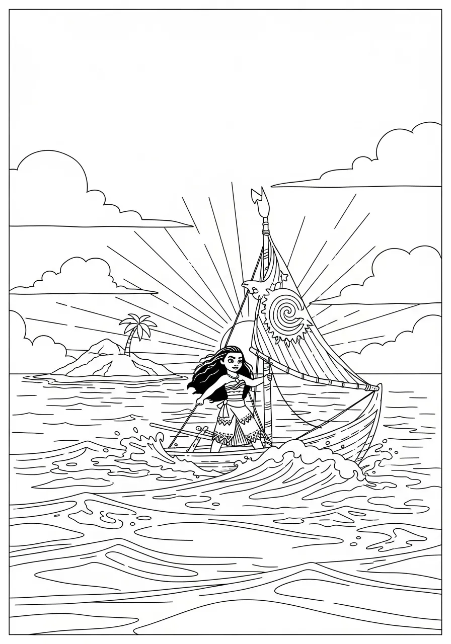 Desenhos da Moana Para Colorir para colorir