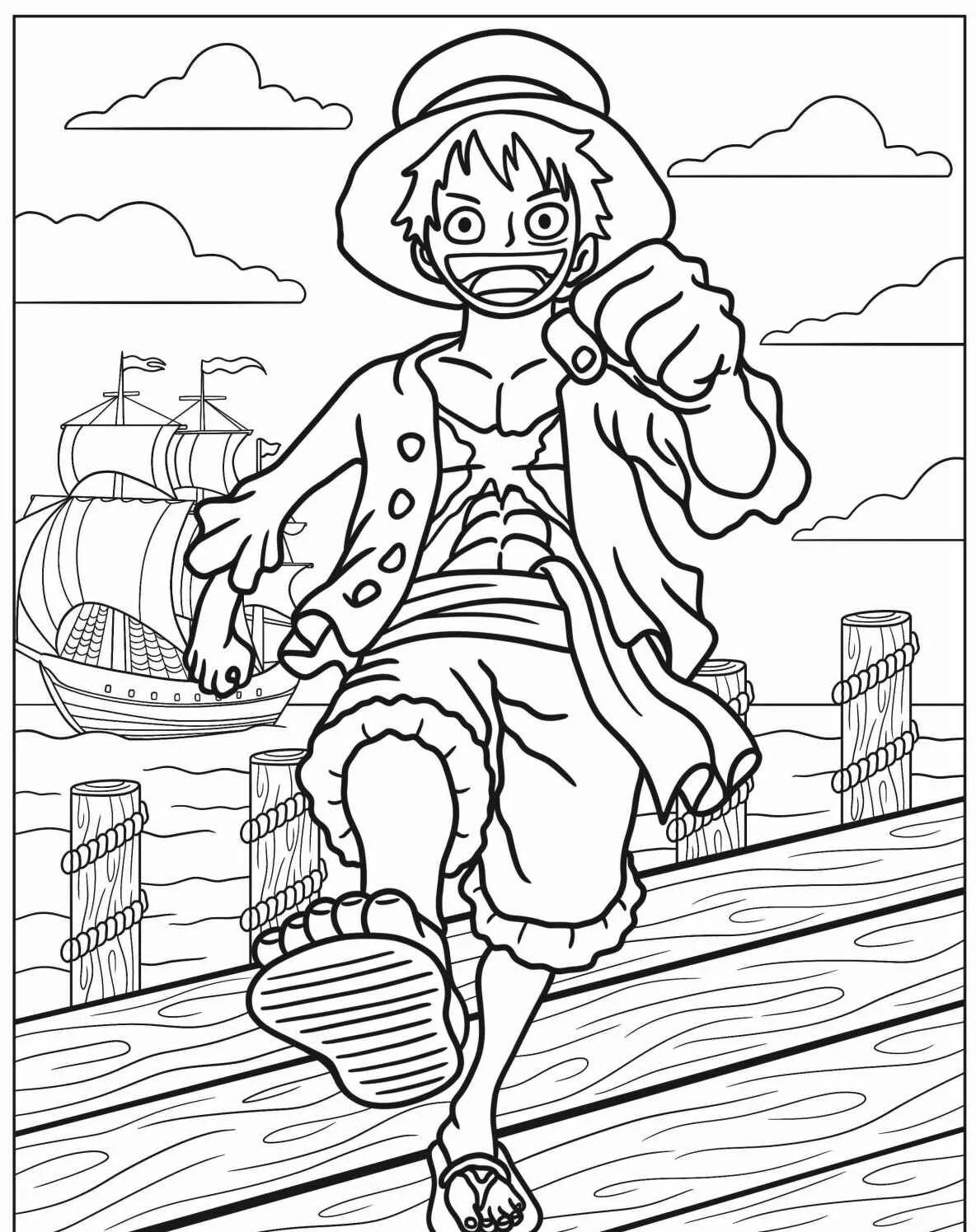 Desenhos de One Piece Para Colorir para colorir