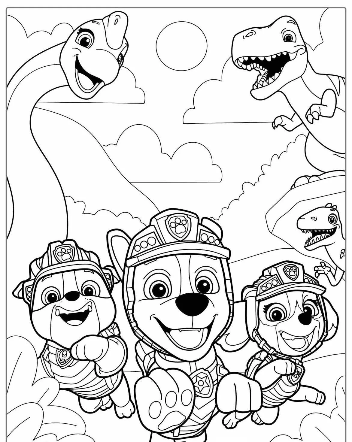 Desenhos da Patrulha Canina Para Colorir para colorir
