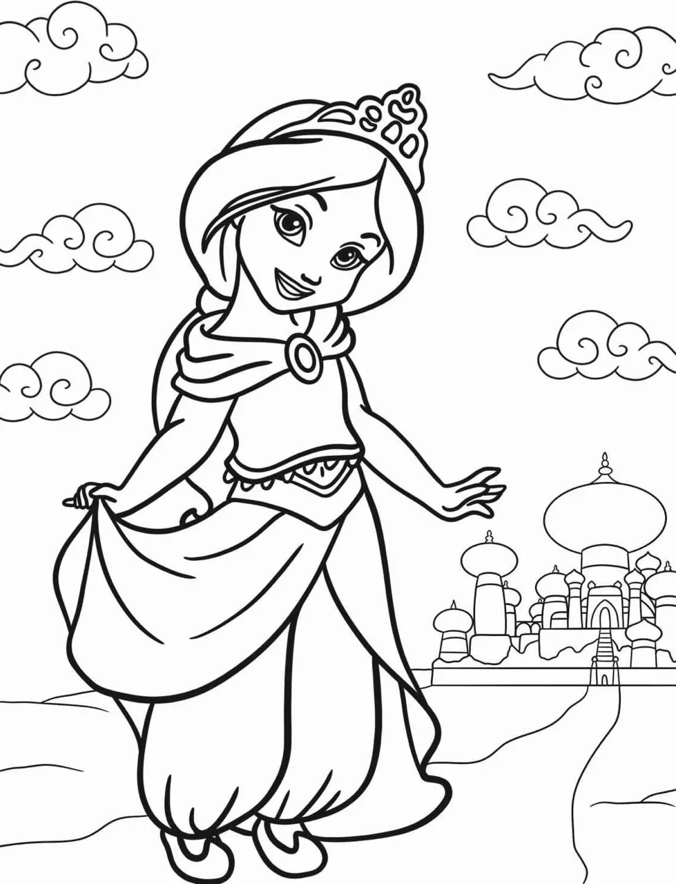 Desenhos de Princesas da Disney Para Colorir para colorir