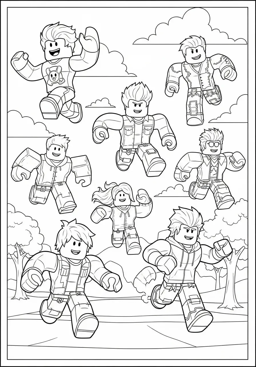 Desenhos de Roblox Para Colorir para colorir