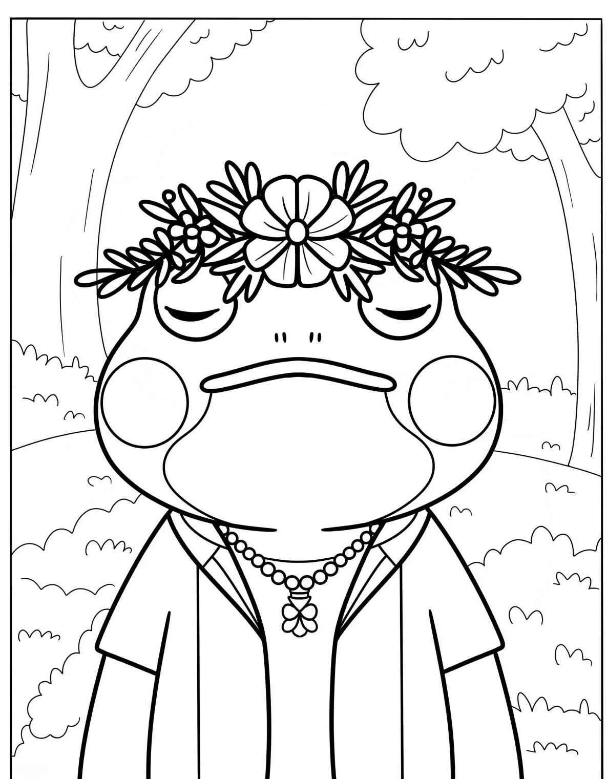 Desenhos de Sapos para Colorir para colorir