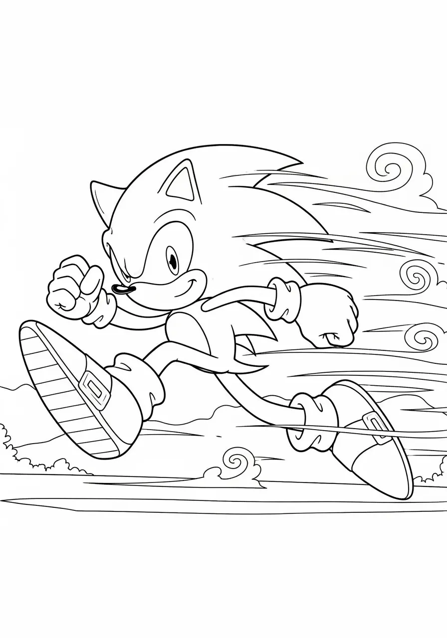 Desenhos do Sonic Para Colorir para colorir
