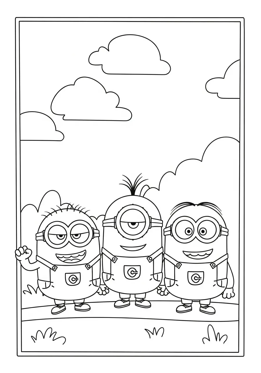 Desenhos dos Minions para Colorir para colorir